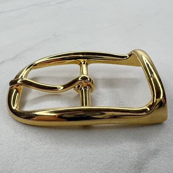 Vintage Gold Tone Simple Basic Belt Buckle for up to 1 Inch Belt - Picture 6 of 8